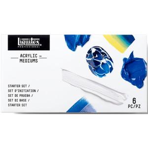 Liquitex Professional Acrylic Mediums Set (3.4oz/100ml) - (6 Pack) Starter Set