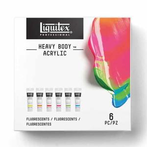 Liquitex Heavy Body Acrylic Set - 6x59ml Fluorescents