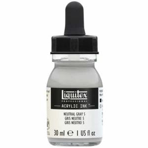 Liquitex Professional Acrylic Ink - (1oz/30ml) Neutral Grey 5