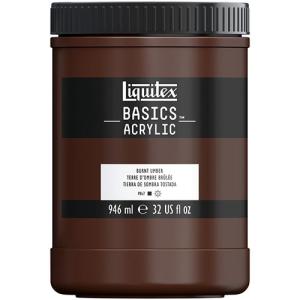 Liquitex Basics Acrylic Paint - (32oz/946ml) Burnt Umber