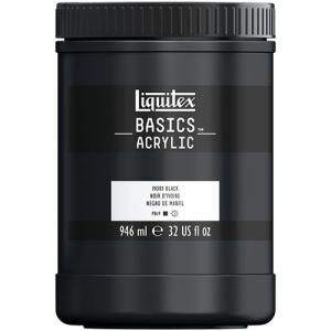 Liquitex Basics Acrylic Paint - (32oz/946ml) Ivory Black