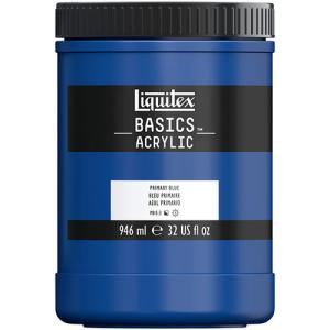 Liquitex Basics Acrylic Paint - (32oz/946ml) Primary Blue