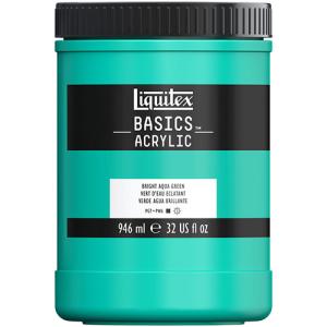Liquitex Basics Acrylic Paint - (32oz/946ml) Bright Aqua Green
