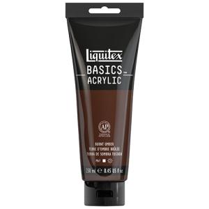 Liquitex Basics Acrylic Paint - (8.5oz/250ml) Burnt Umber
