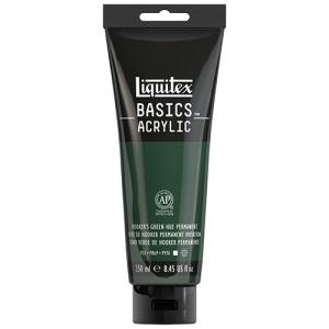 Liquitex Basics Acrylic Paint - (8.5oz/250ml) Hooker's Green Hue Permanent