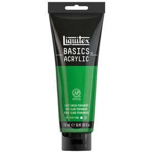 Liquitex Basics Acrylic Paint - (8.5oz/250ml) Light Green Permanent