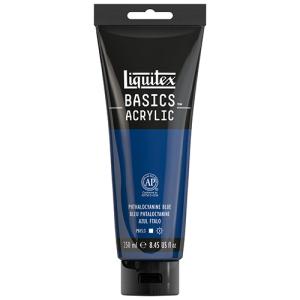 Liquitex Basics Acrylic Paint - (8.5oz/250ml) Phthalocyanine Blue