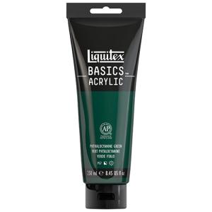 Liquitex Basics Acrylic Paint - (8.5oz/250ml) Phthalocyanine Green