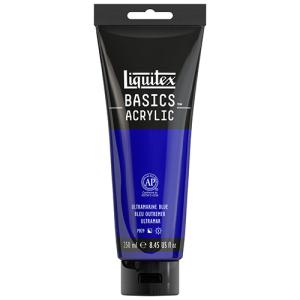 Liquitex Basics Acrylic Paint - (8.5oz/250ml) Ultramarine Blue