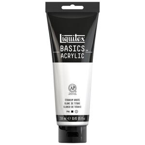 Liquitex Basics Acrylic Paint - (8.5oz/250ml) Titanium White
