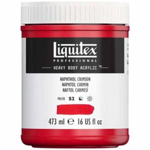 Liquitex Professional Heavy Body Acrylic Paint - (16oz/473ml) Naphthol Crimson