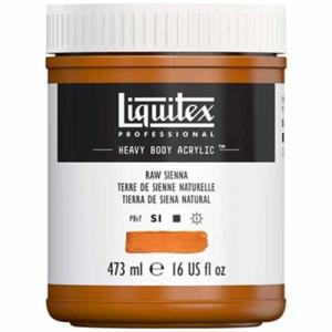 Liquitex Professional Heavy Body Acrylic Paint - (16oz/473ml) Raw Sienna