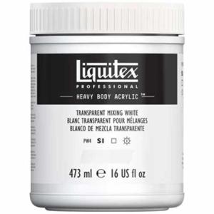 Liquitex Professional Heavy Body Acrylic Paint - (16oz/473ml) Transparent Mixing White