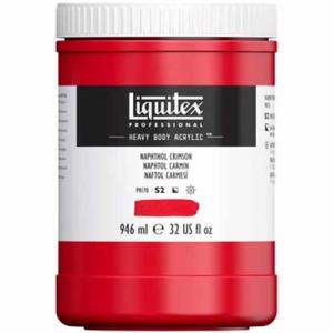 Liquitex Professional Heavy Body Acrylic Paint - (32oz/946ml) Naphthol Crimson
