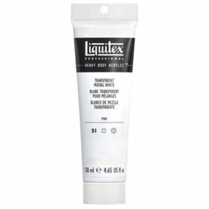 Liquitex Professional Heavy Body Acrylic Paint - (4.65oz/138ml) Transparent Mixing White