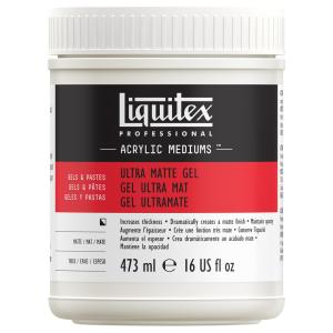 Liquitex Professional Gel Medium - (16oz/473ml) Ultra Matte Gel