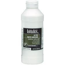 Liquitex Professional Fluid Medium - (16oz/473ml) Ultra Matte Medium