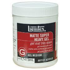 Liquitex Professional Gel Medium - (16oz/473ml) Matte Super Heavy Gel