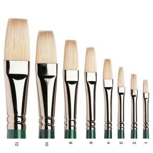Winsor & Newton Winton Long Handle Brush - Flat #8