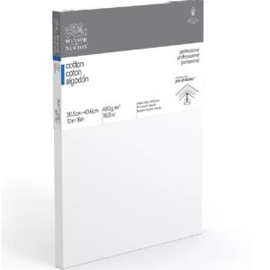 Winsor & Newton Professional Pro-Stretched Cotton Canvas 12"x16"