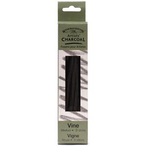 Winsor & Newton Artists' Vine Charcoal Sticks - (3 Pack) Medium