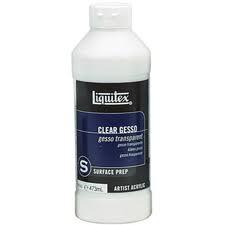 Liquitex Professional Gesso - (16oz/473ml) Clear