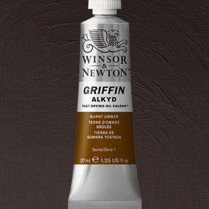 Winsor & Newton Griffin Alkyd Oil Paint - (1.25oz/37ml) Burnt Umber