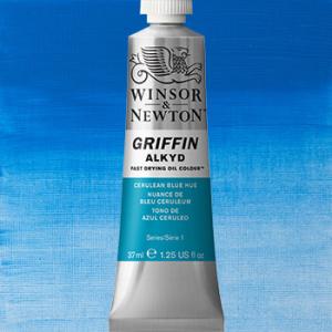 Winsor & Newton Griffin Alkyd Oil Paint - (1.25oz/37ml) Cerulean Blue Hue