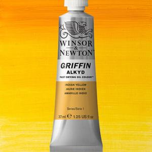 Winsor & Newton Griffin Alkyd Oil Paint - (1.25oz/37ml) Indian Yellow