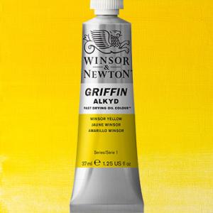 Winsor & Newton Griffin Alkyd Oil Paint - (1.25oz/37ml) Winsor Yellow
