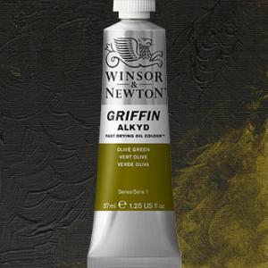 Winsor & Newton Griffin Alkyd Oil Paint - (1.25oz/37ml) Olive Green