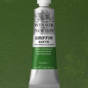 Winsor & Newton Griffin Alkyd Oil Paint - (1.25oz/37ml) Oxide of Chromium