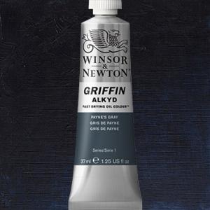 Winsor & Newton Griffin Alkyd Oil Paint - (1.25oz/37ml) Paynes Gray