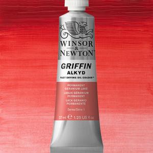 Winsor & Newton Griffin Alkyd Oil Paint - (1.25oz/37ml) Permanent Geranium Lake