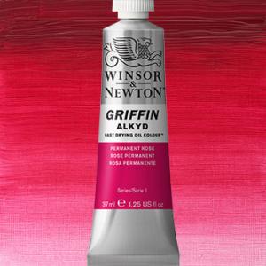 Winsor & Newton Griffin Alkyd Oil Paint - (1.25oz/37ml) Permanent Rose
