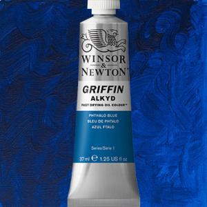 Winsor & Newton Griffin Alkyd Oil Paint - (1.25oz/37ml) Phthalo Blue