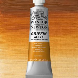 Winsor & Newton Griffin Alkyd Oil Paint - (1.25oz/37ml) Raw Sienna