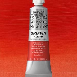 Winsor & Newton Griffin Alkyd Oil Paint - (1.25oz/37ml) Cadmium Red Medium Hue