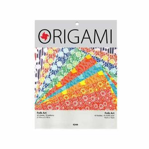 Yasutomo Origami Paper 5 7/8"- (40 Sheets,10 patterns) Folk Art