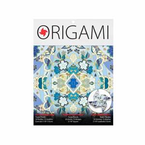 Yasutomo Kaleidoscope Origami Paper- (24Sheets, 4 designs) Floral
