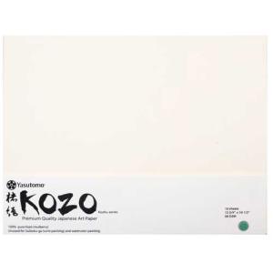Yasutomo Kozo (Mulberry) Washi Paper Pad 13 3/4" x 10 1/2" - (10 Sheets)
