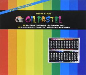 Yasutomo NIJI Oil Pastels Assorted Colors- 36pc